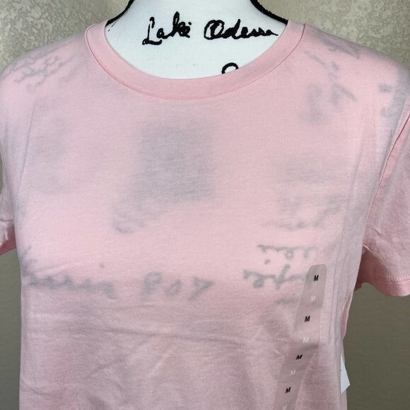 Gap pink  tee women  light Pink short sleeve casual top size M - Picture 8 of 11